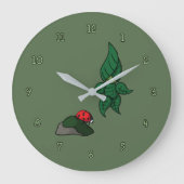 『森の時計の散歩』 ラージ壁時計 (正面)