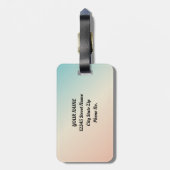 森の木々の冒険が始まる ラゲッジタグ (裏面縦)