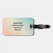 森の木々の冒険が始まる ラゲッジタグ (裏面横)