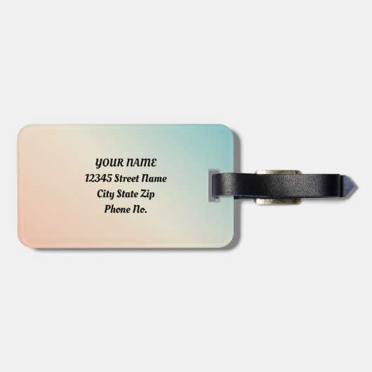 森の木々の冒険が始まる ラゲッジタグ (裏面横)