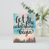 森の木々の冒険が始まる 案内ポストカード (スタンド正面)