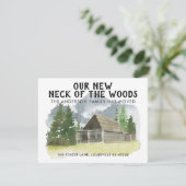 森の木々の新しい首の山を移動 案内状 (スタンド正面)