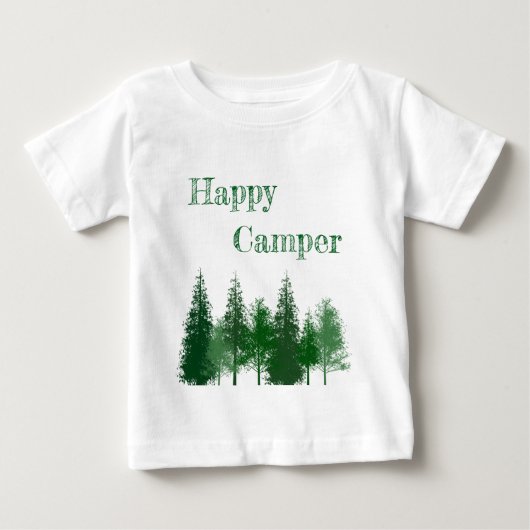 森の木々の誕生日 ベビーTシャツ (正面)