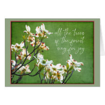 森の木々はハナミズキを喜ぶために歌う