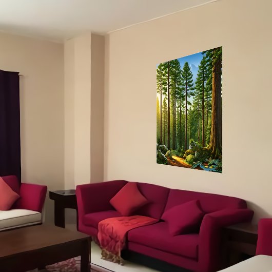 森の木々 | AIアートポスター ポスター