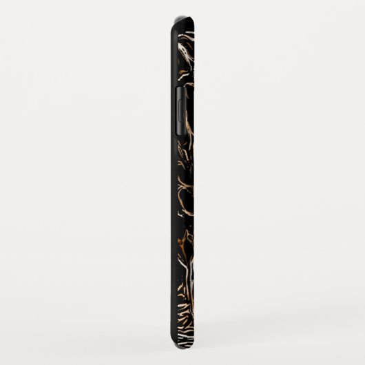 森の木の効果で野生の猫をチーター Case-Mate iPhoneケース (裏面/右)