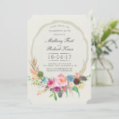 森の木の輪 結婚式招待状 招待状 (スタンド正面)