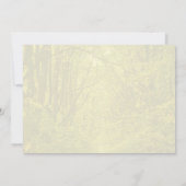 森の木インスパイア道のリハーサル 招待状 (裏面)