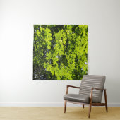 森の木漏れ日が照る葉 タペストリー (インサイチュ(横))