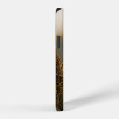 森の木造家屋: 静かな風景 iPhoneケース (右側面)