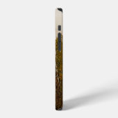 森の木造家屋: 静かな風景 iPhoneケース (左側面)