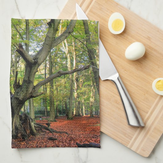森の木 キッチンタオル (四つ折り)