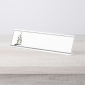 森の木 デスクネームプレート (正面)