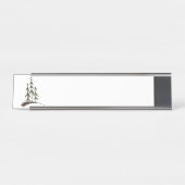 森の木 デスクネームプレート (正面)