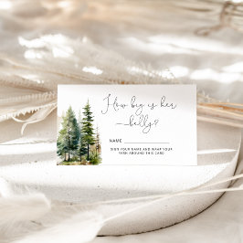 森の松の木の大きさお母さんの腹 エンクロージャーカード