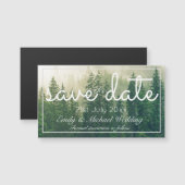 森の松の木は日付の磁気を結婚保存 (正面/裏面)