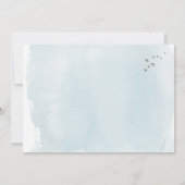 森の松の森のキャビンが動く新しい首 ノートカード (裏面)