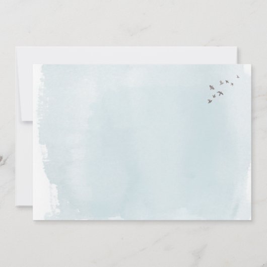 森の松の森のキャビンが動く新しい首 ノートカード (裏面)