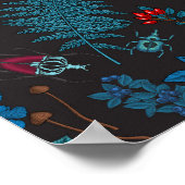 森の果実、葉とバグ1 ポスター (角)