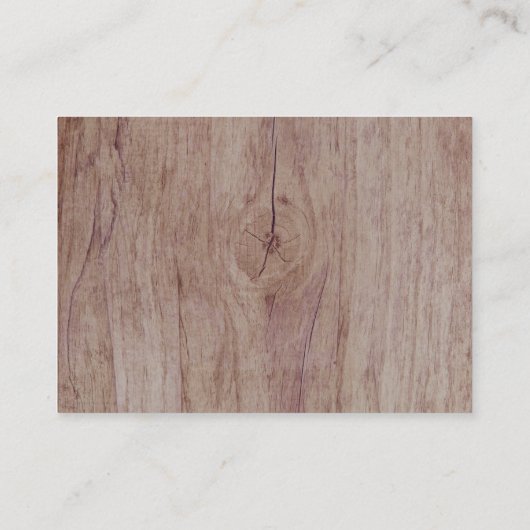 森の森のおむつラッフルベビーシャワー エンクロージャーカード (裏面)