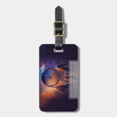 森の森のドリームキャッチャー ラゲッジタグ (正面縦)