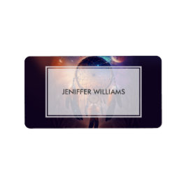 森の森のドリームキャッチャー ラベル