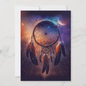 森の森のドリームキャッチャー 招待状 (裏面)