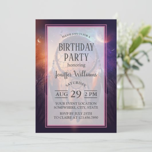 森の森のドリームキャッチャー 招待状 (スタンド正面)