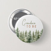 森の森の動物のおばあちゃん 缶バッジ (正面&裏面)