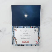 森の森の動物の平和カード カード (内部)