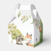 森の森の動物の赤ちゃんシャワー フェイバーボックス (裏面サイド)