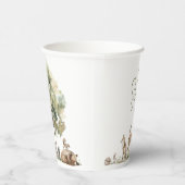 森の森の動物アドベンチャーベビーシャワー 紙コップ (右)