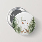 森の森の動物ジェンダーがチームボーイを明かす 缶バッジ (正面&裏面)
