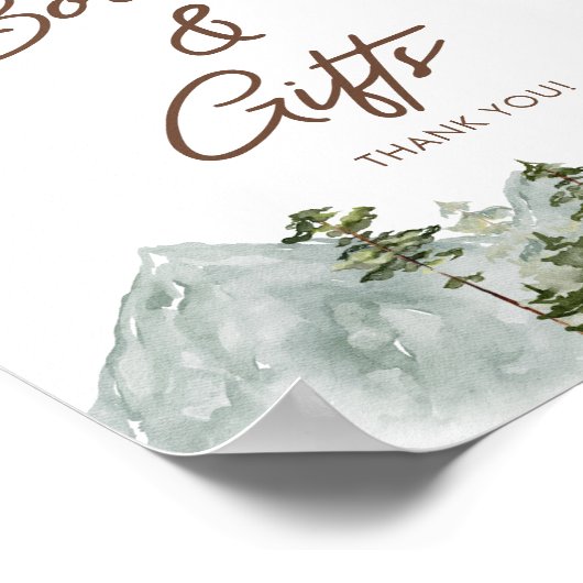 森の森の本と贈り物 ポスター (角)