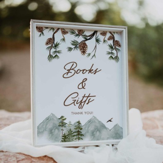 森の森の本と贈り物 ポスター