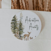 森の森の森の動物の冒険が待ち受ける 缶バッジ