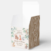 森の森の男の赤ちゃんシャワーキャンディーの箱 フェイバーボックス (オープン)