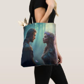 森の森の隠れた恋人 トートバッグ (クローズアップ)