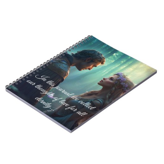 森の森の隠れた恋人 ノートブック (左側)