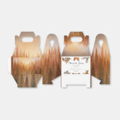 森の森林動物が赤ちゃんシャワーを旅行 フェイバーボックス (折り畳みなし)