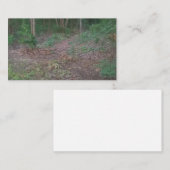 森の森林木の自然の緑の名刺 名刺 (正面/裏面)