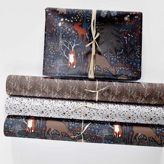 森の森 ラッピングペーパーシート