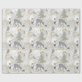 森の森 ラッピングペーパー (フラット)