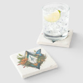 森の歌2 ストーンコースター (横)