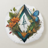 森の歌2 ラウンドクッション (裏面)