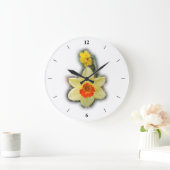 森の水仙 ラージ壁時計 (ホーム)