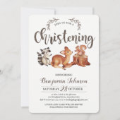 森の洗礼招待状 招待状 (正面)