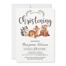 森の洗礼招待状