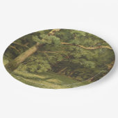 森の浄化（森林景観のシーン） ペーパープレート (アングル)