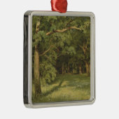 森の浄化（森林景観のシーン） メタルオーナメント (右)